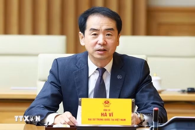 中国驻越南大使何炜。（图片来源：越通社）