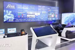 中国—东盟人工智能创新合作中心深度融合了未来技术。（图片来源：越通社）