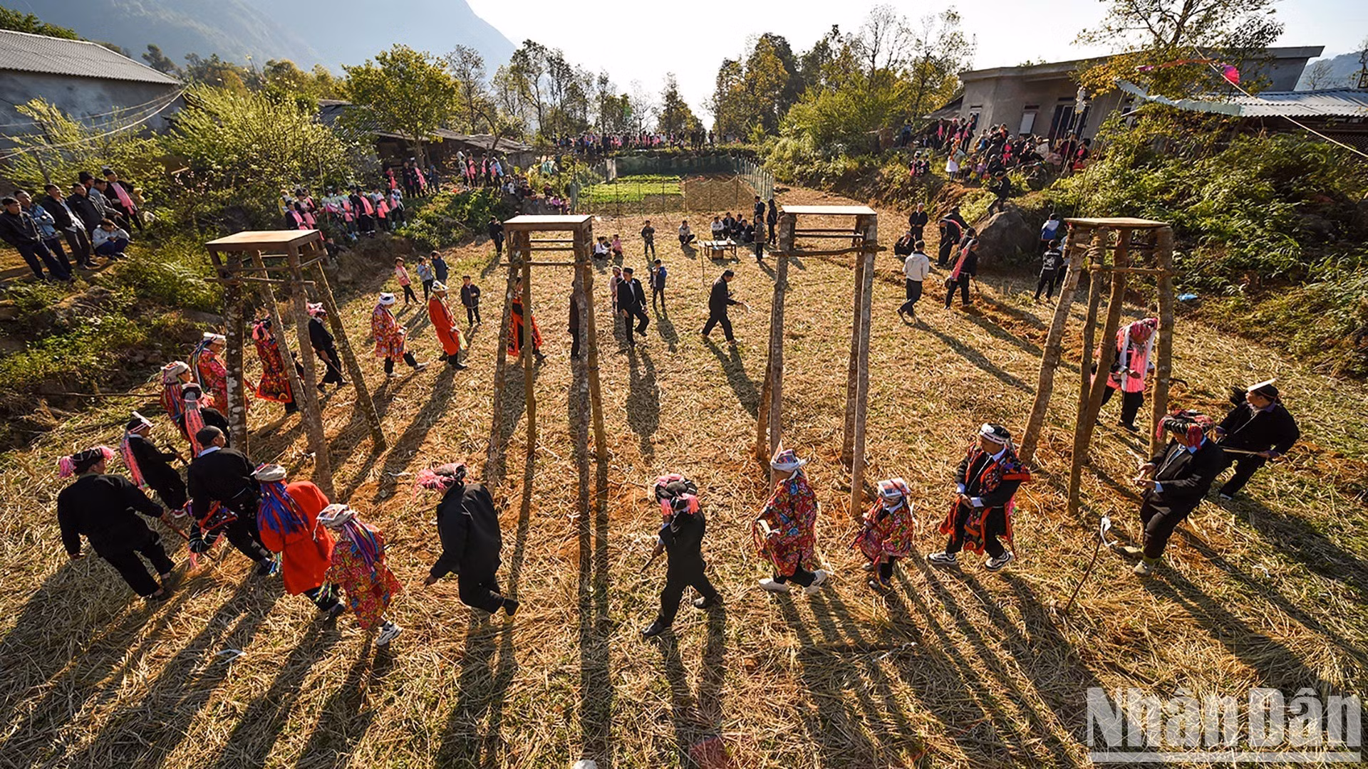 莱州三塘头平瑶族“祖改节”。（武灵 摄）