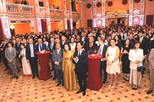 越南驻保加利亚大使馆在首都索非亚举行越南国庆81周年庆祝活动。（图片来源：国际报）