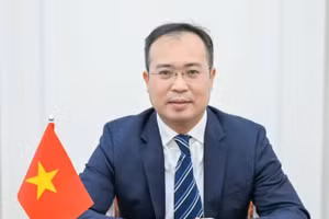 越南驻吉尔吉斯斯坦、常驻哈萨克斯坦大使阮成黎。（图片来源：越通社）