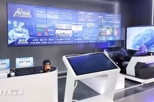 中国—东盟人工智能创新合作中心深度融合了未来技术。（图片来源：越通社）
