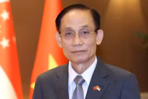 越共中央政治局委员、外交部长黎怀忠。（图片来源：越通社）