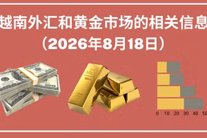 越南外汇和黄金市场的相关信息【图表新闻】