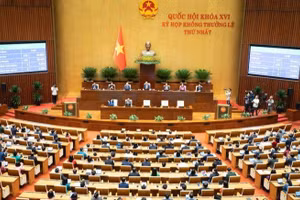 国会通过关于成立广宁市和北宁市的决议。（图片来源：VGP）