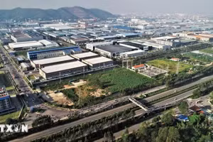 北宁市云中工业园区。（图片来源：越通社）