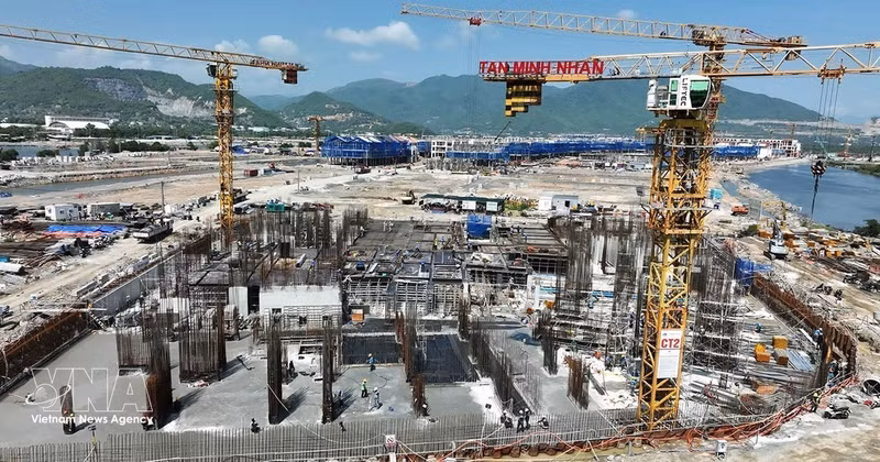 庆和省芽庄坊一个新城区建设项目。（图片来源：越通社）