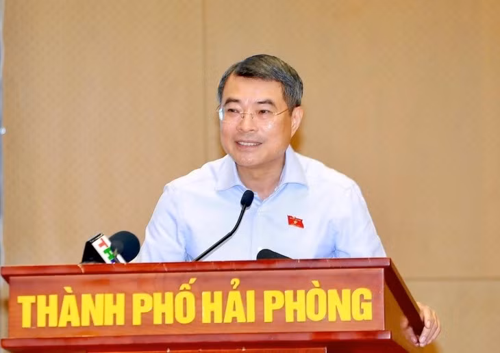 越南政府总理黎明兴在活动上发表讲话。
