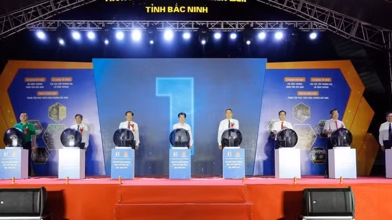 2026年北部地区工贸博览会开幕式现场。