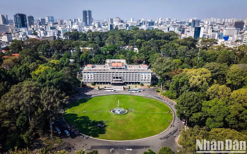 独立宫是国家历史遗址，也是1975年4月30日春季大捷的见证。