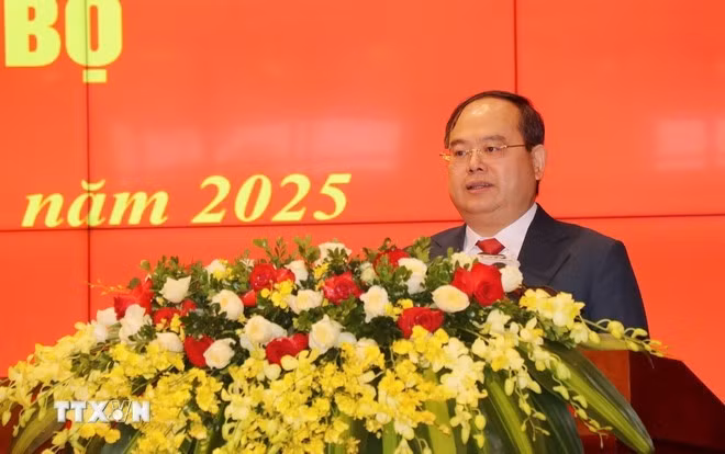 广宁省委书记、省国会代表团团长管明强。（图片来源：越通社）