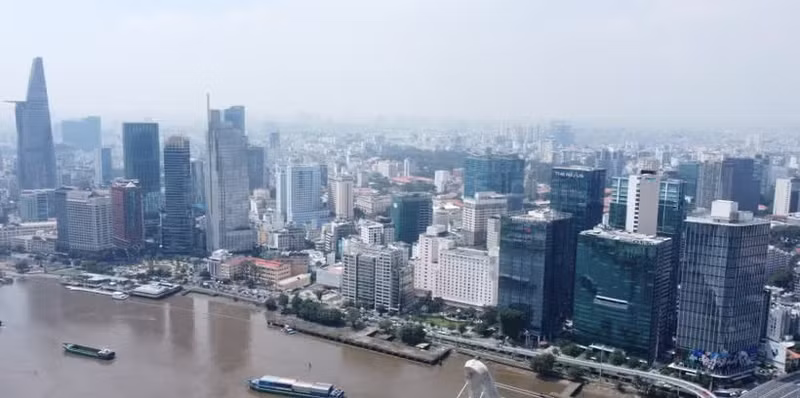 胡志明市一角。