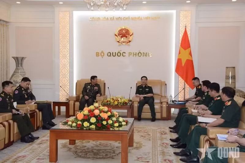 会见场景。