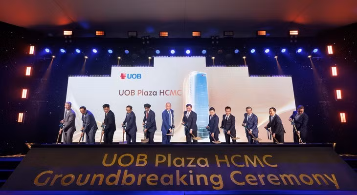 胡志明市总部大楼“UOB Plaza”项目正式开工建设。