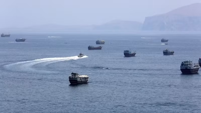 霍尔木兹海峡。（图片来源：新华社/越通社）