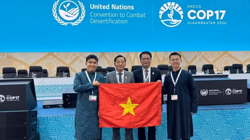 越南代表团出席COP17。（图片来源：林业与森林保护局）