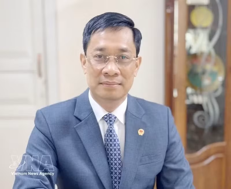 越南驻蒙古国大使阮俊青。（图片来源：越通社）