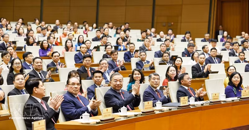 出席会议的各位代表。（图片来源：越通社）