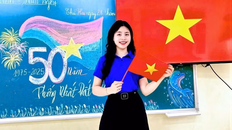 义安省俄都族小学教师罗氏宝薇。