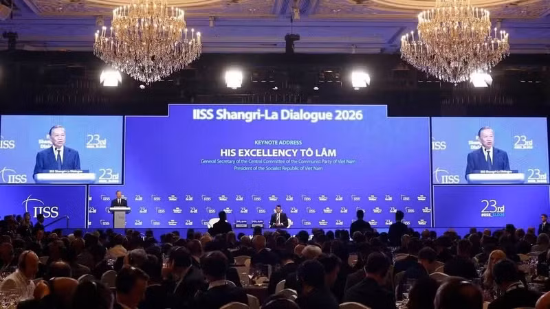 苏林总书记、国家主席在本届香格里拉对话会上发表主旨演讲。
