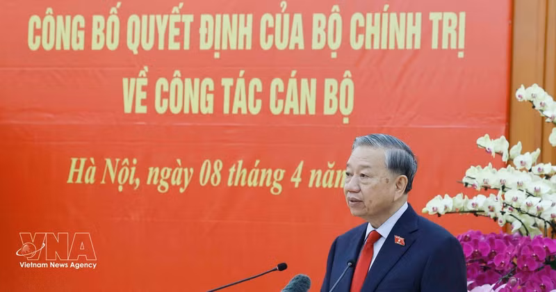 越共中央总书记苏林签署发布党内政治思想工作新规。