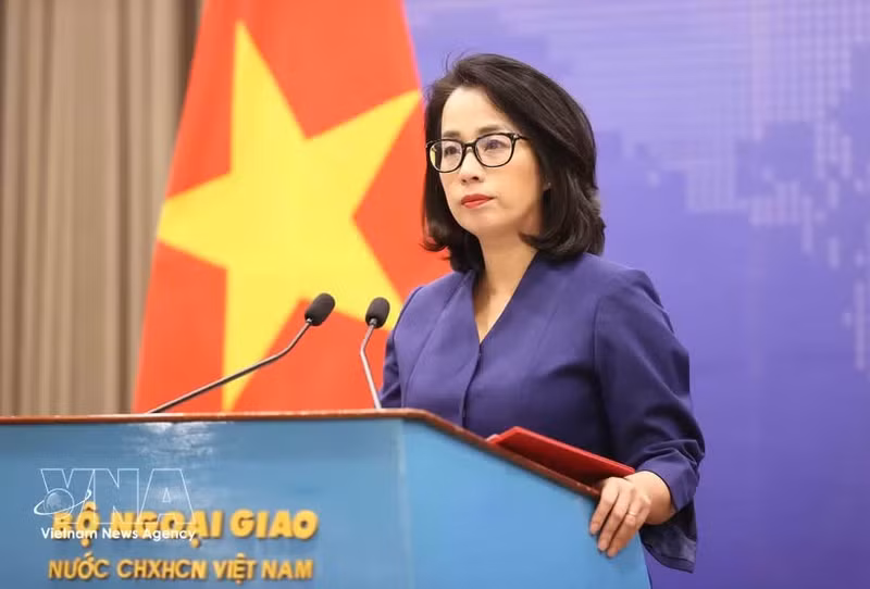 越南外交部发言人范秋姮。（图片来源：越通社）