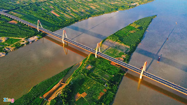 高空俯瞰河内的河流和湖泊（组图） ảnh 3