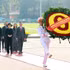 列支敦士登公国首相布丽吉特·哈斯（Brigitte Haas）前往胡志明主席陵敬献花圈并入陵瞻仰胡志明主席遗容。