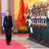 越南政府总理黎明兴主持仪式，欢迎列支敦士登公国首相布丽吉特·哈斯访越。（图片来源：VGP）