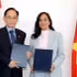 越南外交部长黎怀忠与加拿大外交部长阿妮塔·阿南德。（图片来源：越通社）