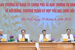 政府总理黎明兴和国会主席陈青敏共同主持会议。