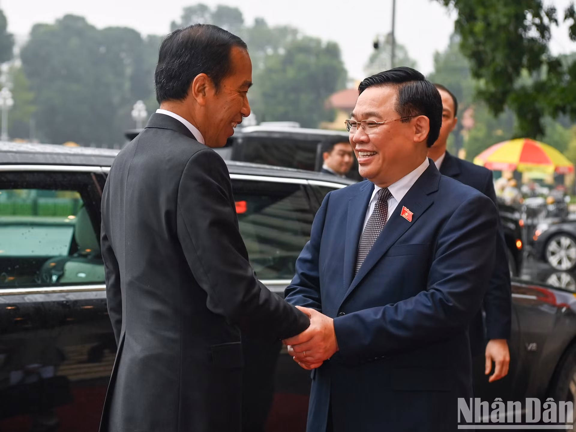 越南国会主席王廷惠会见印尼总统佐科·维多多【组图】