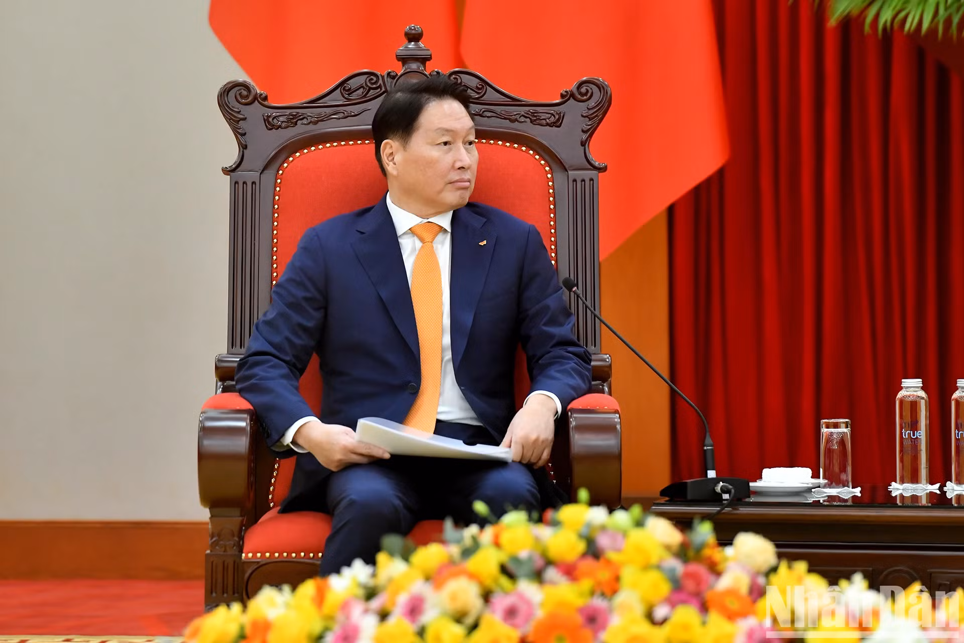 SK集团董事长崔泰源。