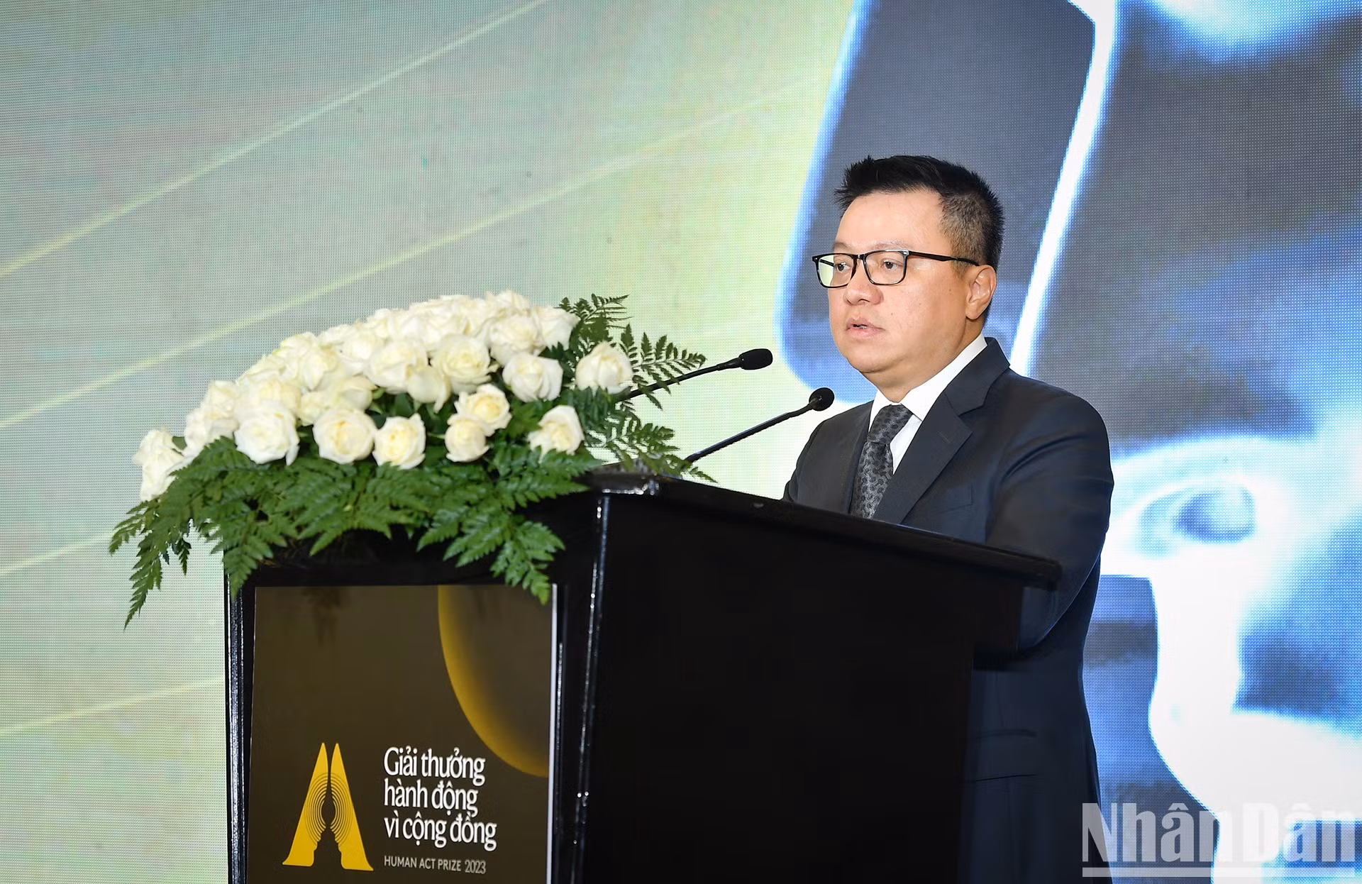 题为“先锋印记”的2023年社区行动奖新闻发布会在河内举行【组图】 ảnh 3