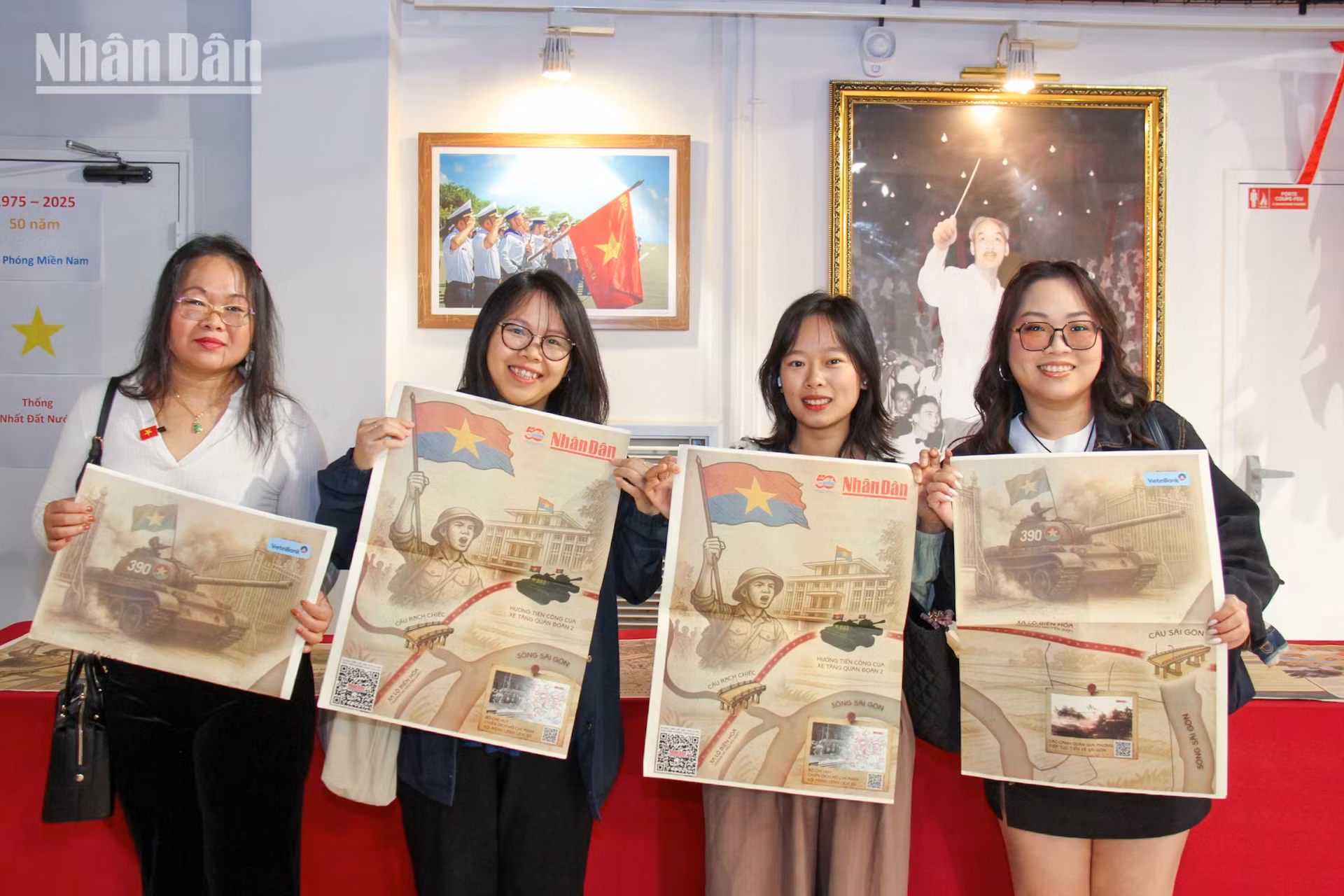 《人民报》特别副刊也受到许多旅法越南年轻人的欢迎。