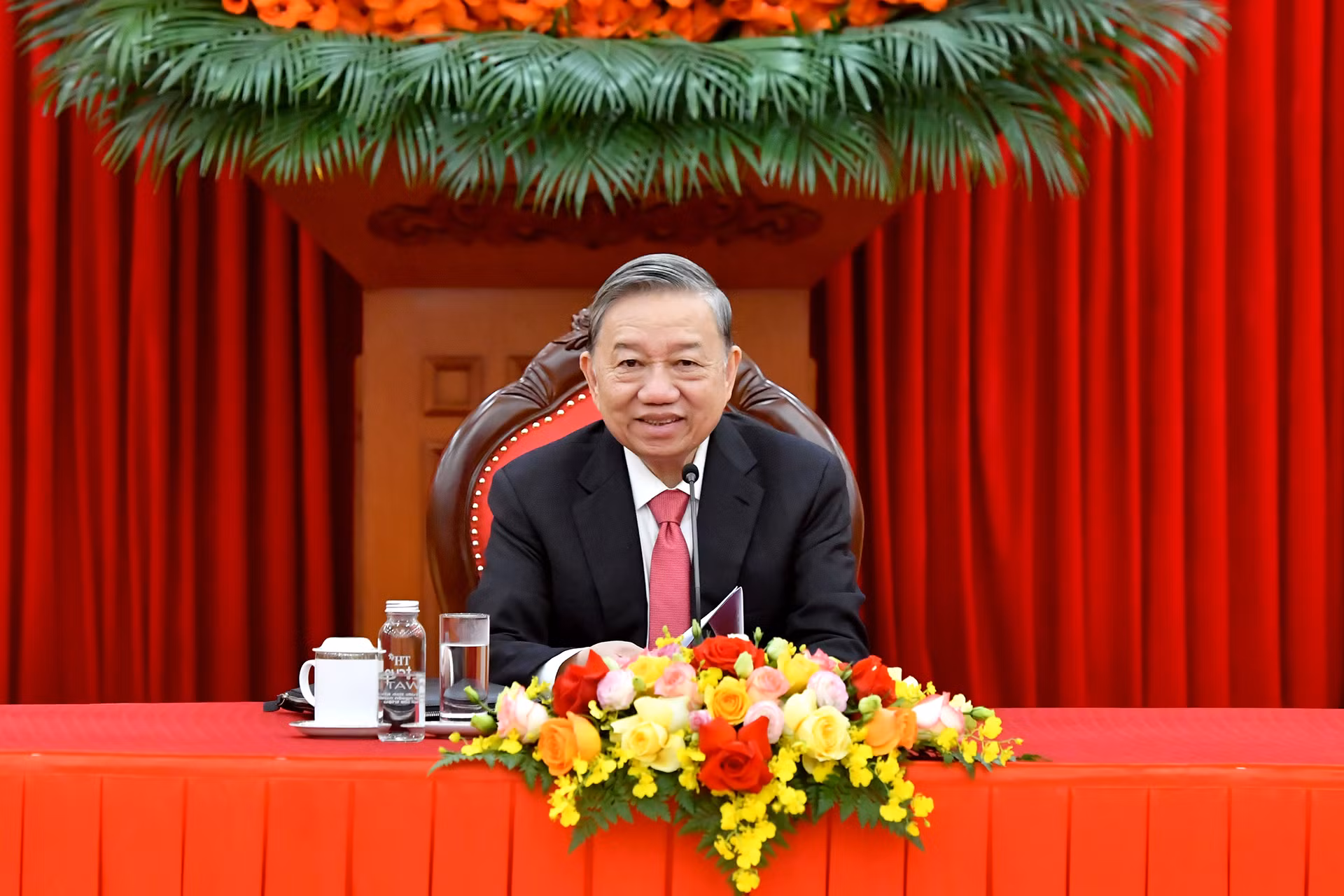 越共中央总书记苏林与中共中央总书记、中国国家主席习近平通电话【组图】