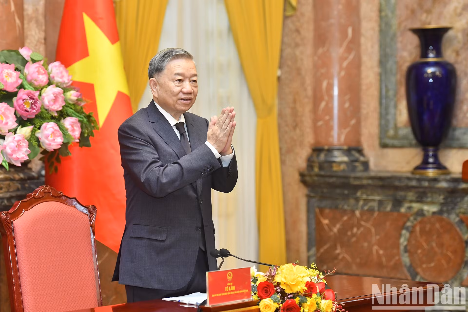 越共中央总书记、国家主席苏林。