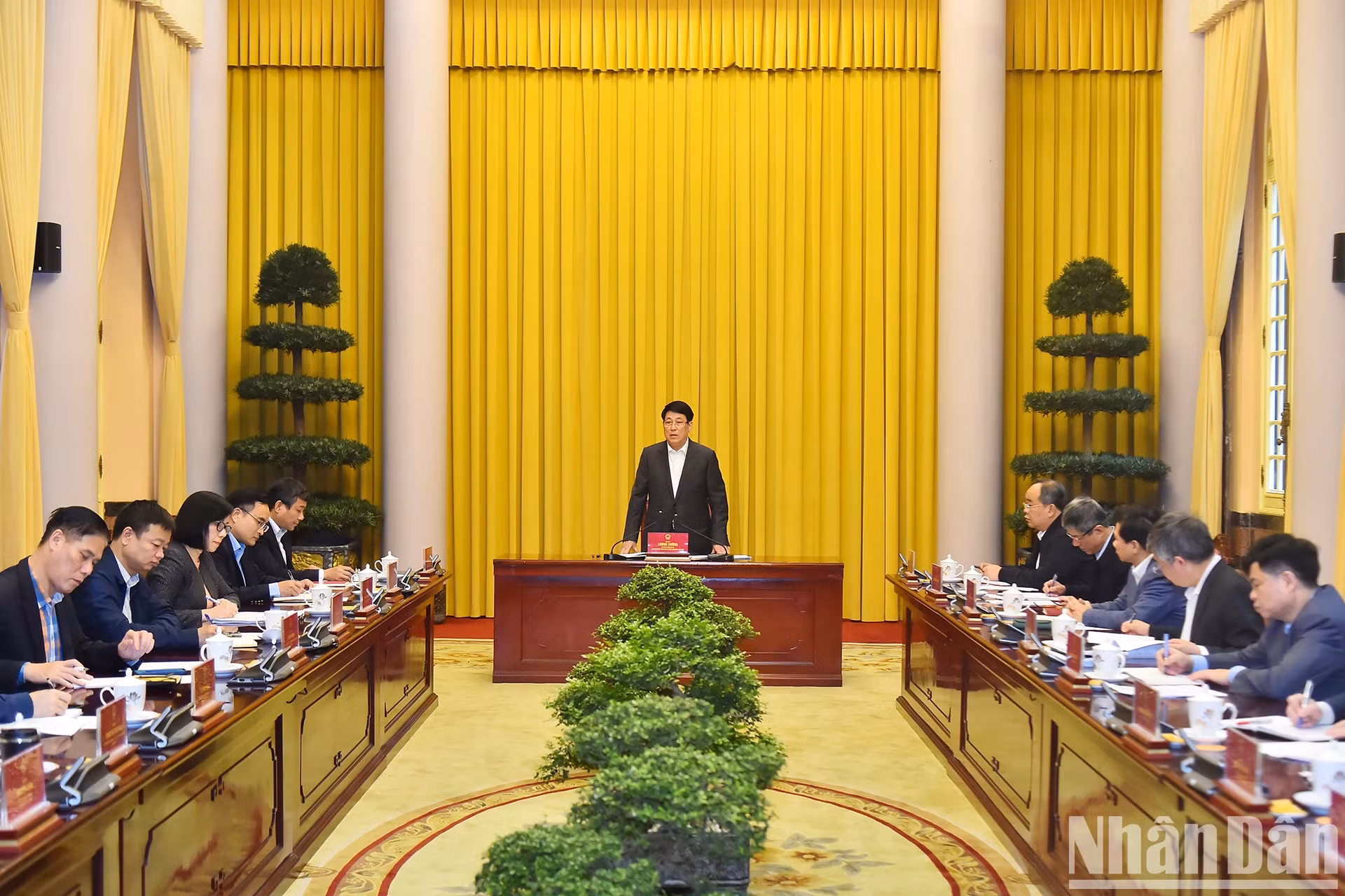越南国家主席梁强与外交部举行工作会议【组图】 ảnh 6