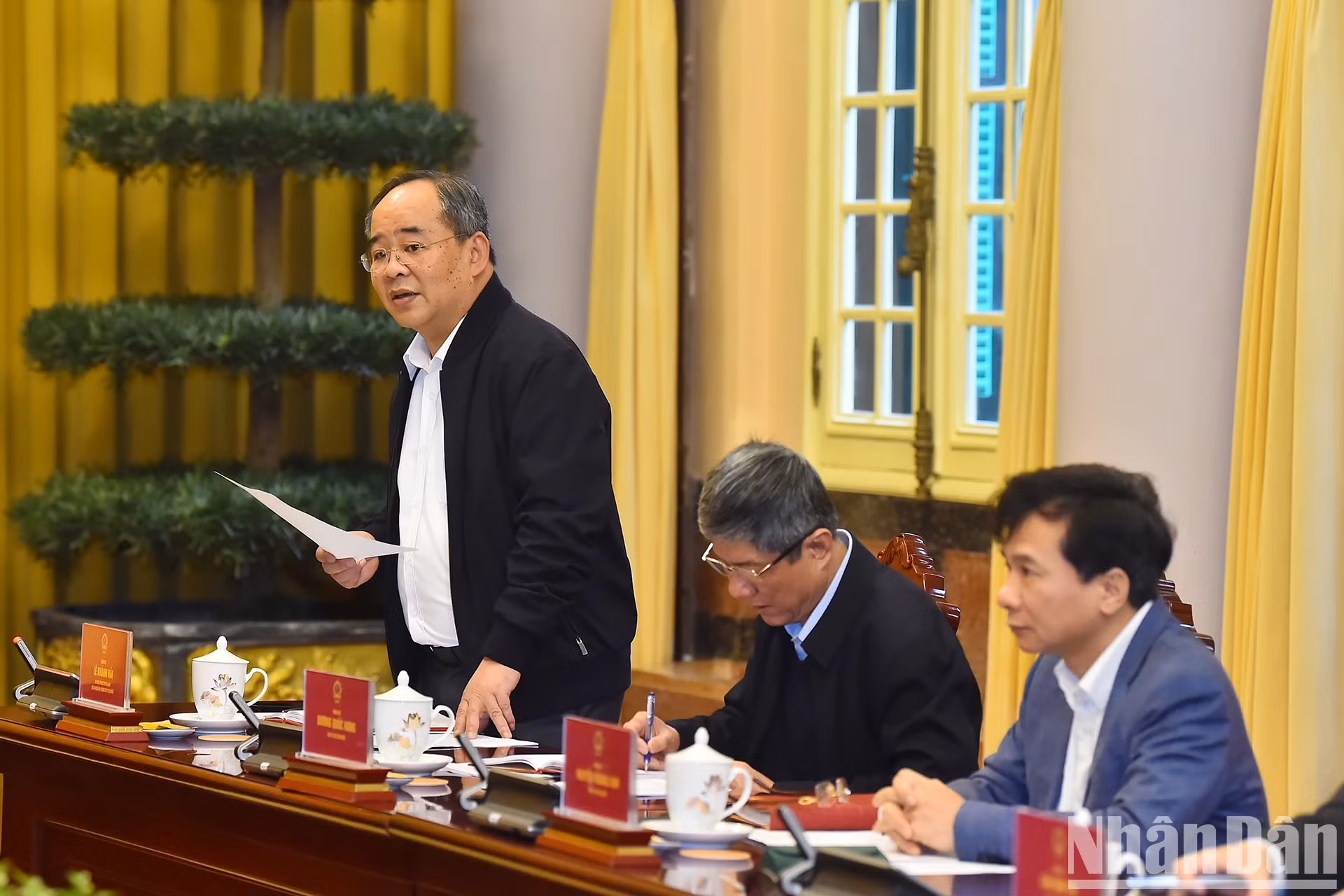 越南国家主席梁强与外交部举行工作会议【组图】 ảnh 2
