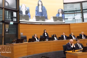 越南女法官阮氏兰英在汉堡国际海洋法法庭正式就职。（图片来源：越通社）