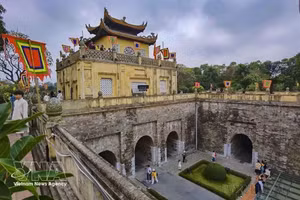 升龙皇城被列入世界文化遗产名录。（图片来源：越通社）