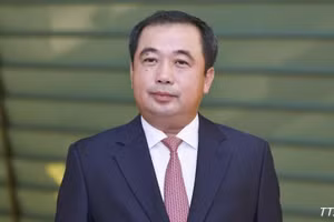越共中央政治局委员、河内市委书记陈德胜。（图片来源：越通社）