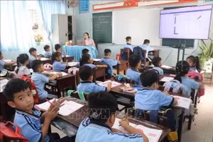 新外语教学方案不仅限于英语，西宁省学生还可选择学习其他多种外语。（图片来源： 越通社）