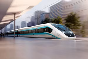 VinSpeed高速列车设计效果图。（德国西门子交通有限公司供图）