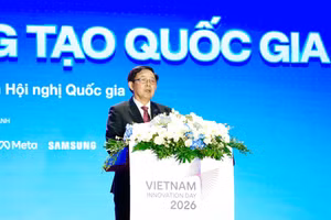 政府副总理胡国勇在仪式上发表讲话。（图片来源：科学与技术部）