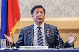 菲律宾总统费迪南德·罗慕尔德兹·马科斯。（图片来源：图片来源：越通社）