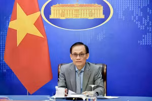 越南外交部长黎怀忠。（外交部供图）