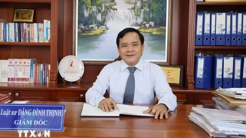 越南律师协会执行委员会胡志明市法律咨询中心主任邓廷盛。（图片来源：越通社）