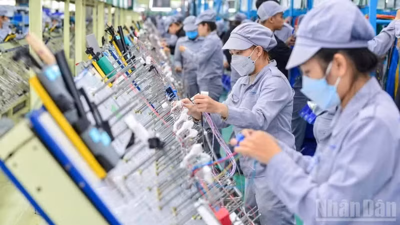 越南企业正逐步向更加绿色化、深度数字化的方向转型。（成达 摄）