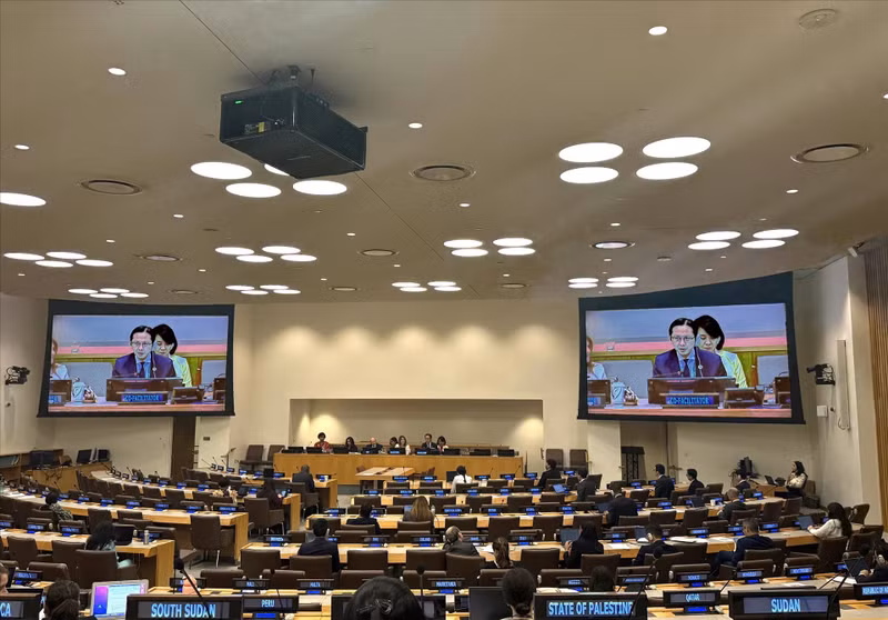 联合国大会上周通过了关于筹备防控疫情高级别会议的决议。图为会议场景。（图片来源：越通社）